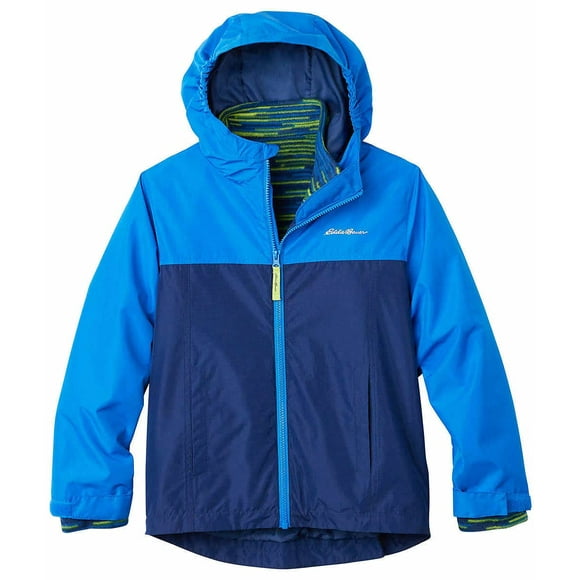 Eddie Bauer Boys Lone Peak 3 in 1 Jacket (Blue, Large 14/16)