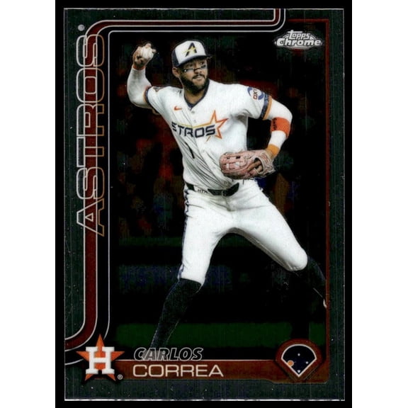 2025 Topps Chrome Carlos Correa USC164 Houston Astros Baseball Card