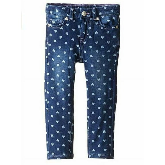 Levi's Girls' Little 710 Super Skinny Fit Knit Jeans, Indigo Night, 5