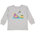 thumbnail image 3 of Inktastic Cute Frogs in a Umbrella with Boots Boys or Girls Long Sleeve Toddler T-Shirt, 3 of 5