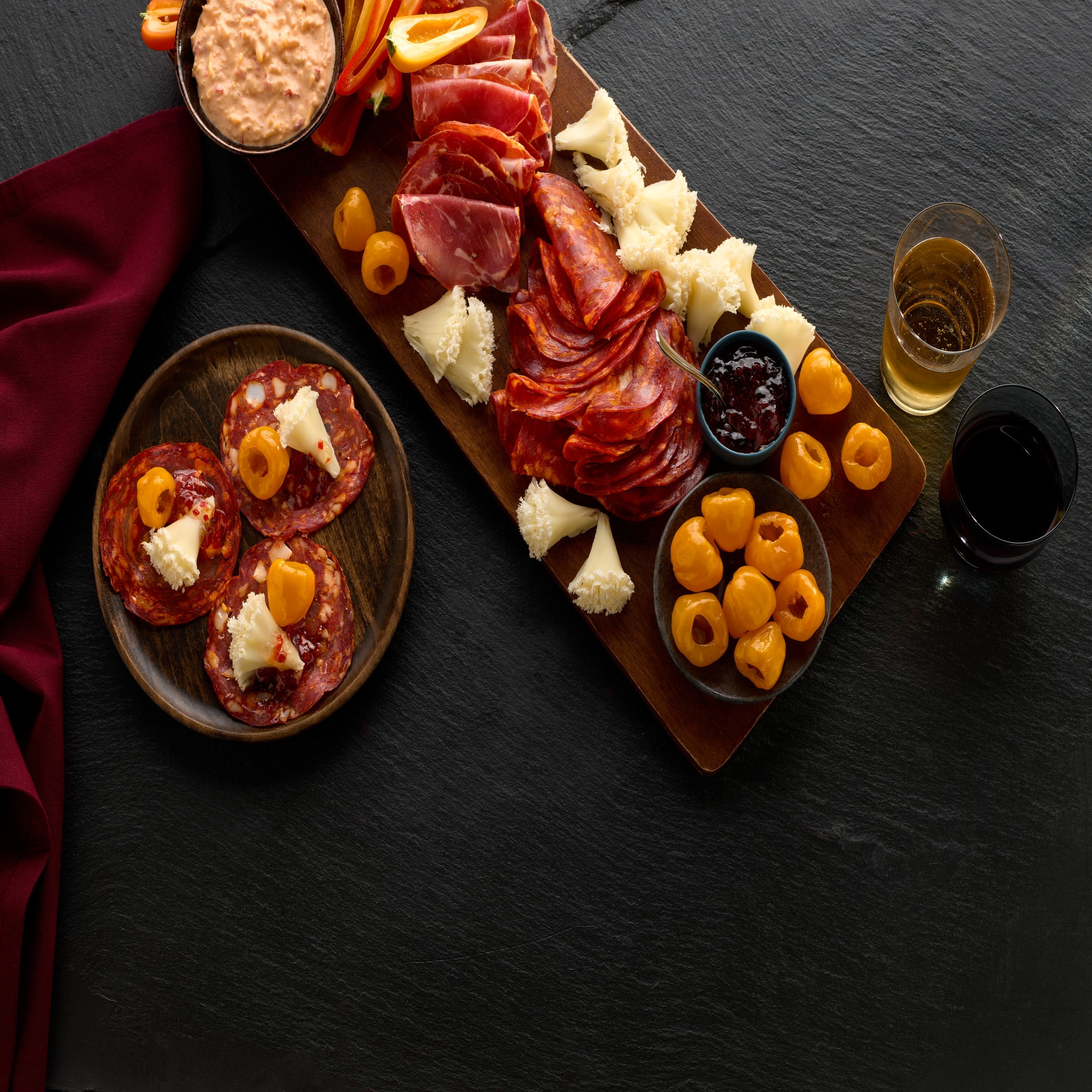 Columbus Charcuterie Trio Bold Snack Pack with Soppressata, Hot Coppa, and Chorizo, 6oz