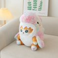 thumbnail image 3 of Kawaii tiburón gato juguetes de peluche muñeco colgante japonés popular dibujos animados gatito almohada rellenos gatito muñecos de peluche, 3 of 4