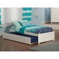 thumbnail image 3 of Concord Twin Extra Long Bed with Footboard and Twin Extra Long Trundle in White, 3 of 7
