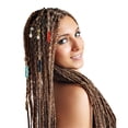 thumbnail image 4 of 150pcs/set Naturel Gravier Cristal Aluminium Feuille Accessoires de Cheveux, 4 of 5