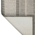 thumbnail image 5 of 2-ft x 5-ft Fresco Tonal Weave, Grey Flatweave Mat, 5 of 5