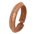 thumbnail image 2 of iCraftJewel Pure Copper Thumb Ring Bio Healing Pain Reliever Adjustable Brown Ring Gift Item, 2 of 3