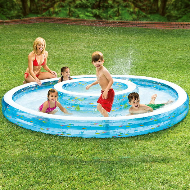 Intex Inflatable Wishing Well Pool with Sprayer, 110