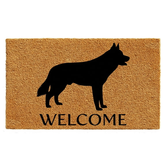 Calloway Mills Siberian Husky Outdoor Doormat 24" x 36"