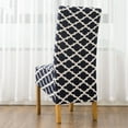 thumbnail image 5 of Stretchy Chair Covers XL,Large Printed Chair Protector Removable Washable Non-slip Universal Anti-Dust Modern Spandex Chair Slipcovers for Dining Room Banquet Party-2 Pcs-A, 5 of 7