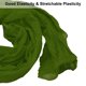 thumbnail image 3 of Uxcell 65cm/26" Medias de Tela de Flor de Nylon para Manualidades DIY, Verde Ejército, Paquete de 20, 3 of 7