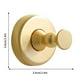 thumbnail image 5 of Herramienta de almacenamiento de ropa moderna, percha de metal con gancho dorado, diseño compacto, estante ajustable, portátil, marco metálico resistente, para dormitorio, organizador de, 5 of 7