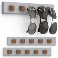 thumbnail image 1 of Organizador de Gafas Durmmur Montado en Pared 3 Unidades Gris Claro, 1 of 7
