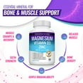 thumbnail image 2 of Toplux Magnesium Zinc Vitamin D3 Calcium - Support Bone & Muscle Health, Immune System 100 Tablets, 2 of 6