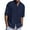 Dark Blue, variant on Mens Casual Short Sleeve Lightweight Beach Loose Fit Summer Tops