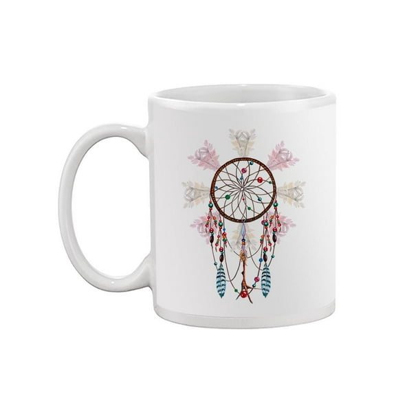 Watercolor Dreamcatcher Design Mug  -Image by Shutterstock,