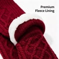 thumbnail image 4 of TELOLY 2Pairs Slipper Socks for Women,Size 20-24 Slipper Socks,Gripped Sole Fuzzy Socks,Style1,14-16Cm, 4 of 8