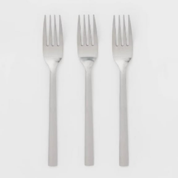 3pc Fork Set Silver -