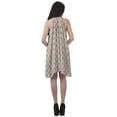 thumbnail image 4 of Moomaya Tunique Imprimée Robe Débardeur Robe Évasée Col Licou Mini Robe d'Été, 4 of 4