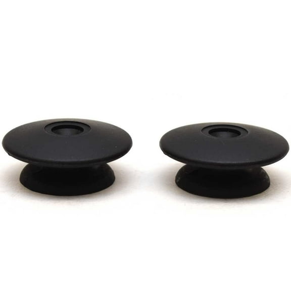 Rinker Boat Pull Knob 7679917 | 1 3/8 x 1/2 Inch Black Plastic (Pair)