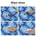 thumbnail image 4 of RUIYC Sea Turtle Round Tablecloth Shell Watercolor Circle Table Cloth Polyester Waterproof Table Cover for Home Kitchen Dining Party Pinic Patio Outdoor Decor, 4 of 7