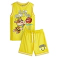thumbnail image 1 of Paw Patrol Boys Rubble Basketball Top & Shorts Set, 1 of 4