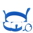 thumbnail image 1 of Batería de Cocina 1 herramienta redonda de silicona para huevos fritosmolde para panquequescazador furtivo (azul) Ndcxsfigh Nuevos Originales, 1 of 6
