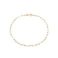 thumbnail image 1 of Pulsera Clip Plano 5 por 2 mm Oro Solido 18.5 cm 14k, 1 of 5