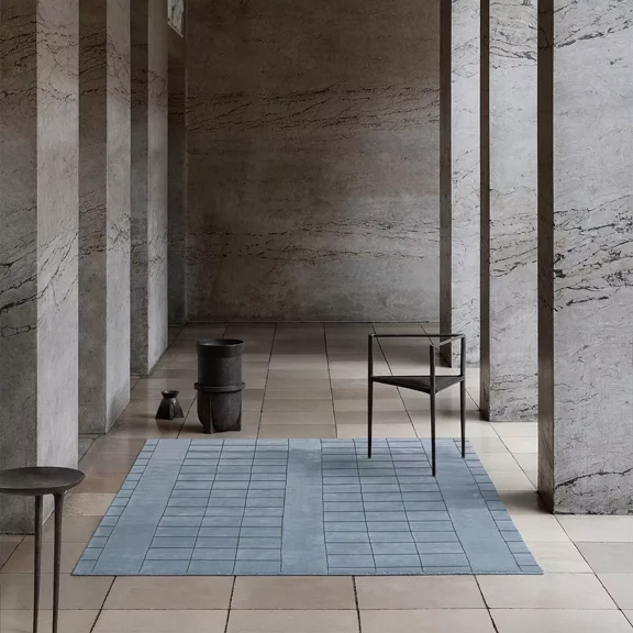 Aqua Blue area rug, Tufted carpet, Handmade wool, 12x15 Bed, Living, room rug