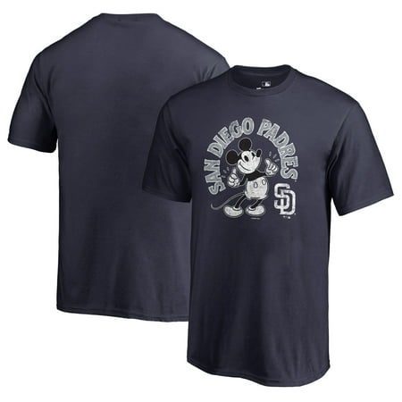 - San Diego Padres Fanatics Branded Youth Disney Mickey's True Original Arch T-Shirt - Navy