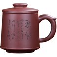thumbnail image 3 of Taza de arena morada hecha a mano, taza de agua, taza de burbujas con filtro de oficina, juego de té, regalo 22011, 3 of 3