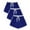 Blue, variant on Timegard 3pc Shorts for Women Elastic Waist Comfy Casual Workout Running Shorts Summer Loungewear