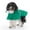 Green, variant on Puppy Raincoat Outdoor Waterproof Dog Teddy Rainwear Hooded Jacket Pet Raincoat for Small Medium Dogs