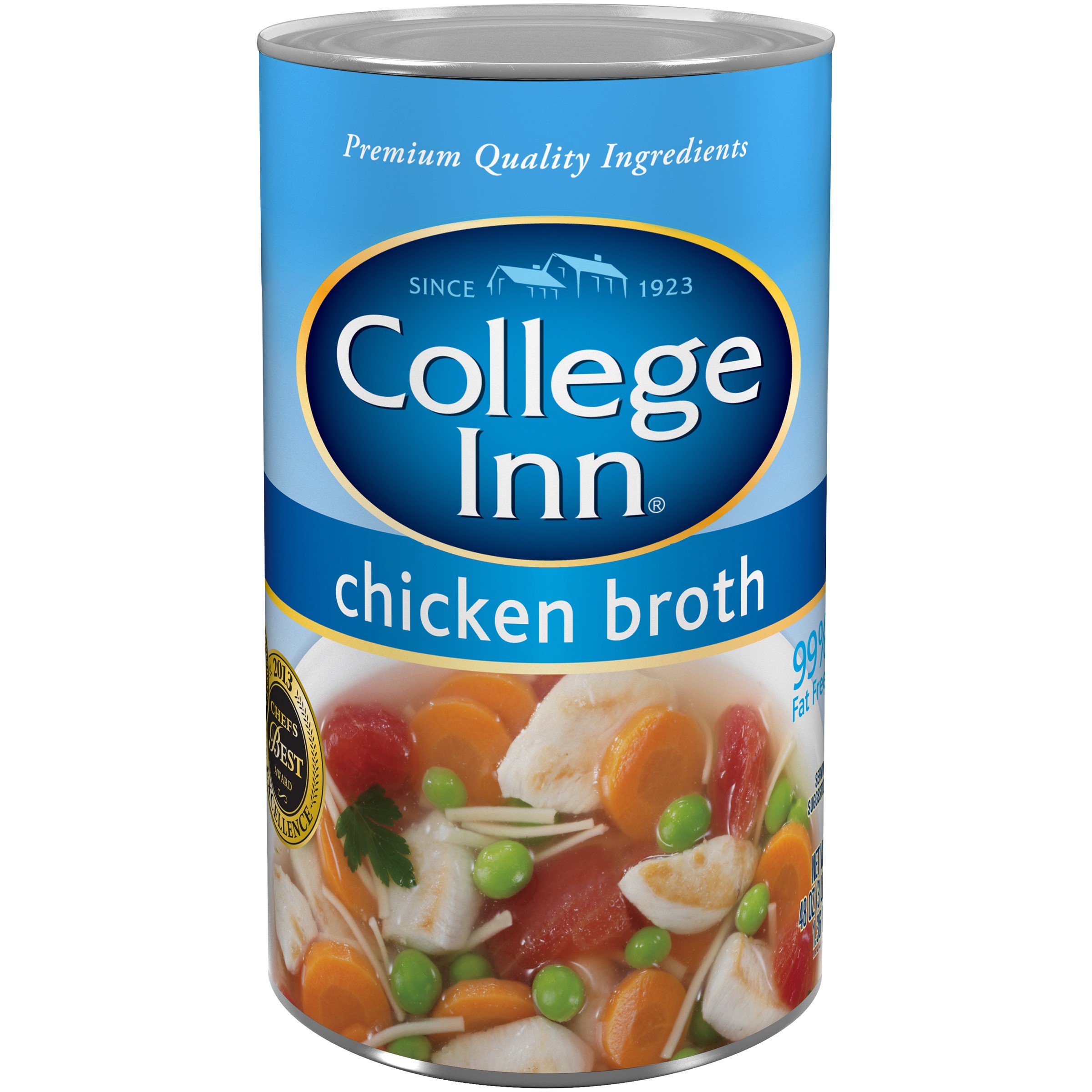 College Inn 99 Fat Free Chicken Broth, 48 oz