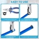 thumbnail image 5 of Abrazaderas de manguera de banda de resorte Uxcell para mangueras OD, clips de vacío de silicona para línea de combustible, manguera de aire, tubo de 18-20mm, negro, 5 of 7