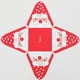 thumbnail image 4 of EeaseMX juego de cajas de regalo de chocolate con forma de pirámide de Papá Noel y rayas para fiesta de Navidad (rojas), 4 of 7