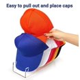 thumbnail image 3 of Organizador de gorras de acrílico CHENYAOAI, soporte para 14 gorras x2, 3 of 6