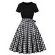 thumbnail image 1 of Vestido de Manga Larga de la Moda de las Mujeres de Verano Impreso Cuello Redondo, Estilo Casual para Ocasiones Diarias, Primavera Y Clima Cálido, 1 of 6