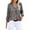 Gray, variant on Lindreshi Long Sleeve Shirts for Women Plus Size Women's Tops Striped Printed Single Breasted Long Sleeve Shirt Blouse Tops
