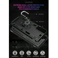 thumbnail image 7 of TechCircle Samsung Galaxy S21+ Case, Ring Holder Kickstand Magnetic Hybrid Rugged Shockproof Cover, Black, 7 of 7
