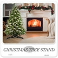 thumbnail image 5 of CIMAXIC Unique Christmas Tree Stand Green 1Pcs 15.7X15.7X3In Abs, 5 of 11