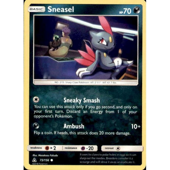 Pokemon Ultra Prism Sneasel #73