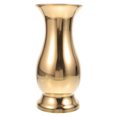 thumbnail image 4 of RENACLIPY Golden Metal Flower Vase Stainless Steel Decorative Vase for Home, Living Room, Office Décor, 4 of 8