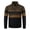 Coffee, variant on Quarter Zip Sweater for Men Knitted Mock Neck Long Sleeve Colorblock Jumpers Stretchy Comfy Soft Midweight Warm Fall Winter Pullover Blue M