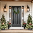thumbnail image 2 of Northlight Real Touch™️ Cypress and Pine with Berries Artificial Christmas Wreath  - 28" - Unlit, 2 of 9