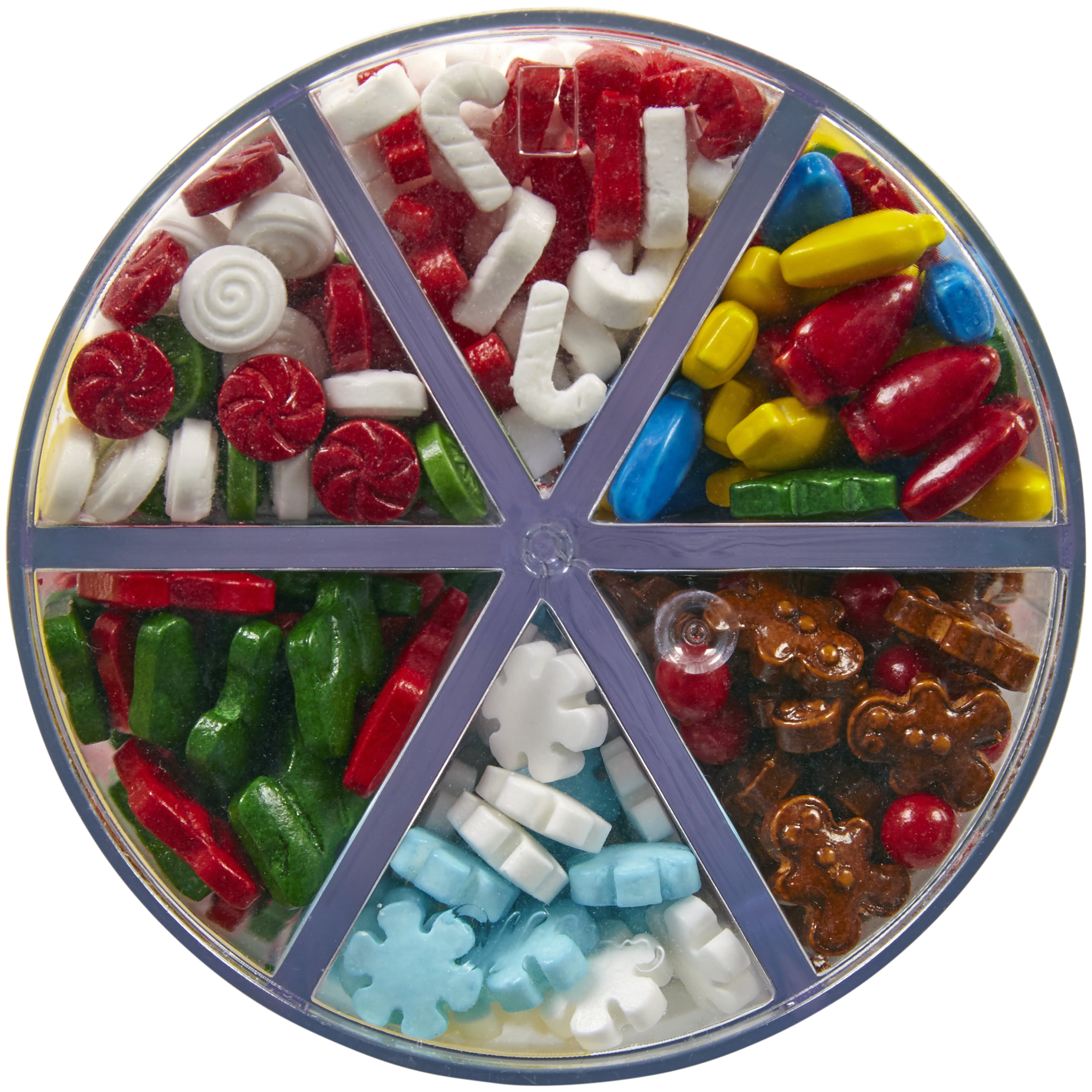 Wilton Holiday Shapes 6Cell Sprinkles Mix, 6.02 oz.