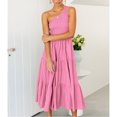 thumbnail image 1 of Vestido de fiesta en la playa, vestido largo bohemio superligero con volantes escalonados, falda fluida, transpirable, opaco, elegante para bodas, fiestas nocturnas LYUMO ropa de mujer, 1 of 6