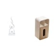 thumbnail image 1 of Escultura abstracta de fuego,Estatua de arte abstracto para decoración del hogar,caja de pañuelos,Funda para caja de pañuelos de cuero sintético para dormitorio,Caja de almacenamiento de, 1 of 8