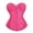 Hot Pink1, variant on Corset Shapewear For Women Fashion Jacquard Tummy Control Bust Shaping Top Boned Waist Cinching Slim Fit Everyday Wear Body Shaper Waist Corset XS