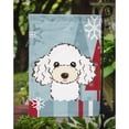 thumbnail image 3 of Caroline's Treasures BB1753GF Winter Holiday White Poodle Flag Garden Size , Small, multicolor, 3 of 3
