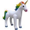 thumbnail image 1 of Inflable Rainbow Unicorn Jet Creations de pie, 76 cm, 1 of 7